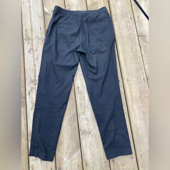 UNIQLO Pants Womens sz 10 Black Slim Straight Leg Stretch Trouser 27x26 - Picture 2 of 10